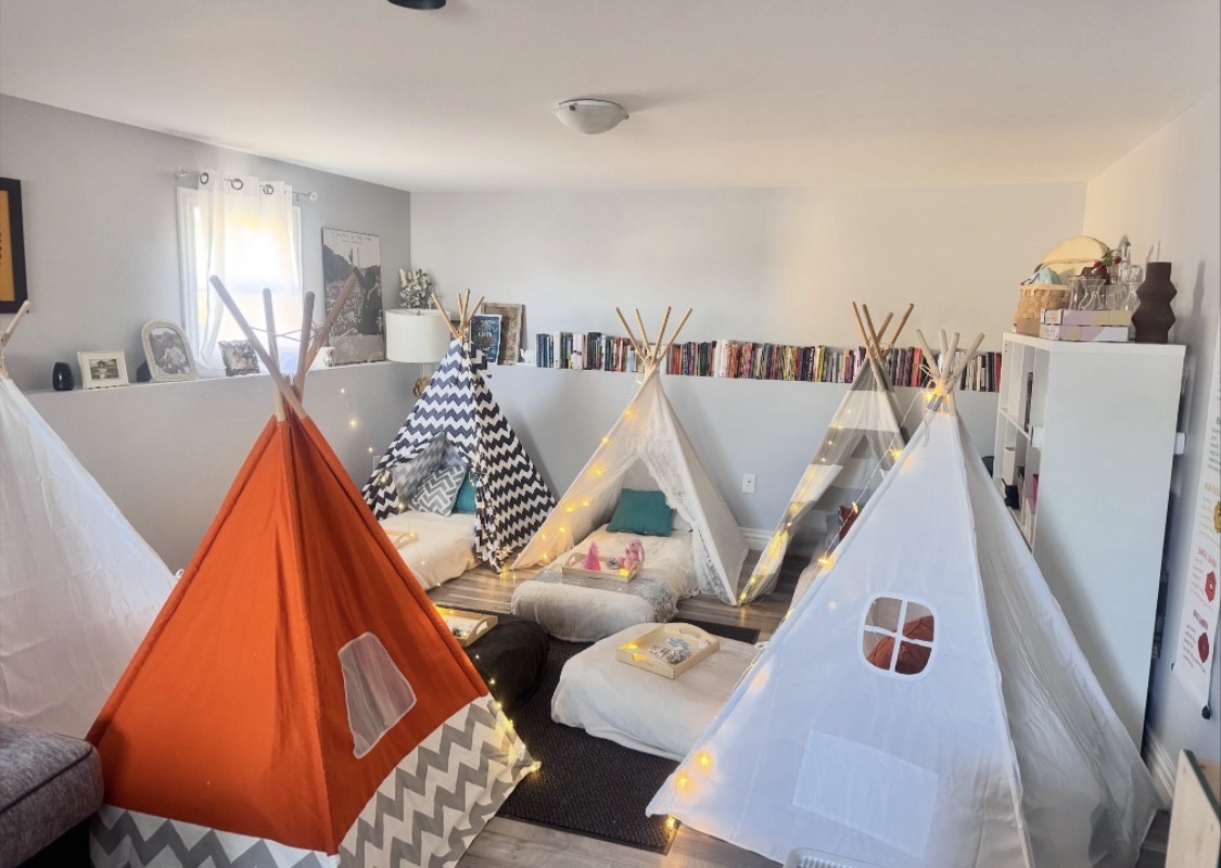 Themed sleepover