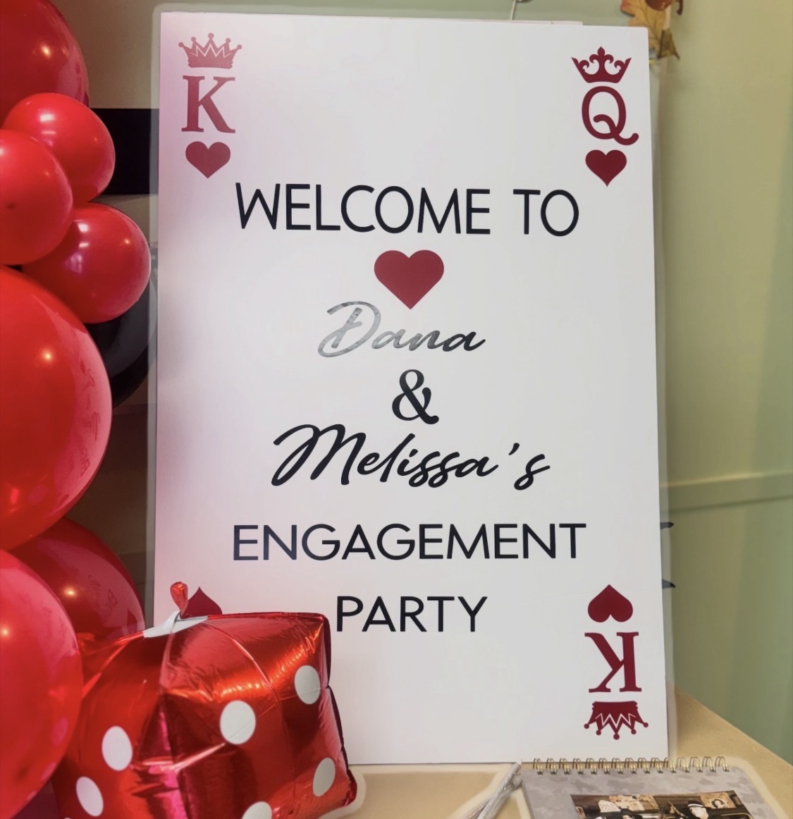 Engagement party styling