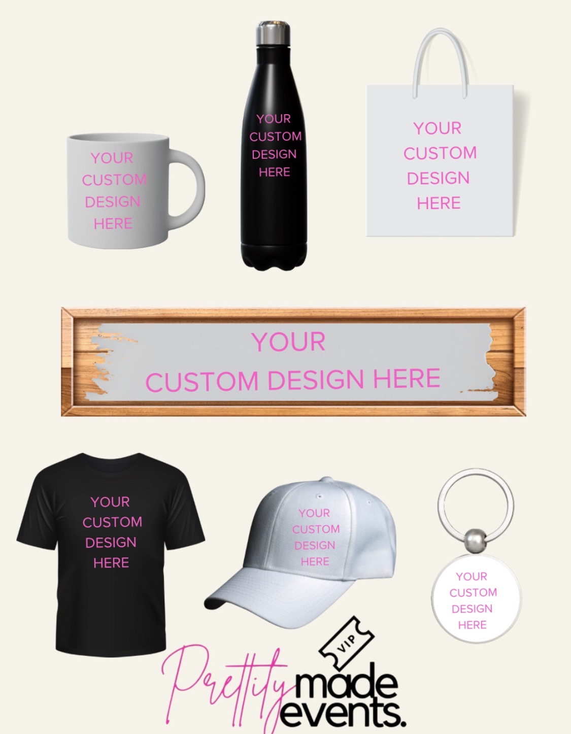 Custom apparel and merch